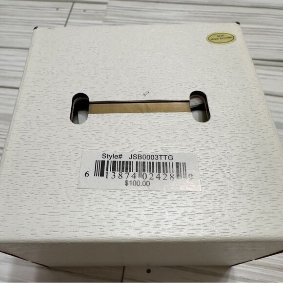JESSICA SIMPSON RHINESTONE‎ STAR SILVER & GOLD TONE WRIST WATCH NEW IN BOX main image 6
